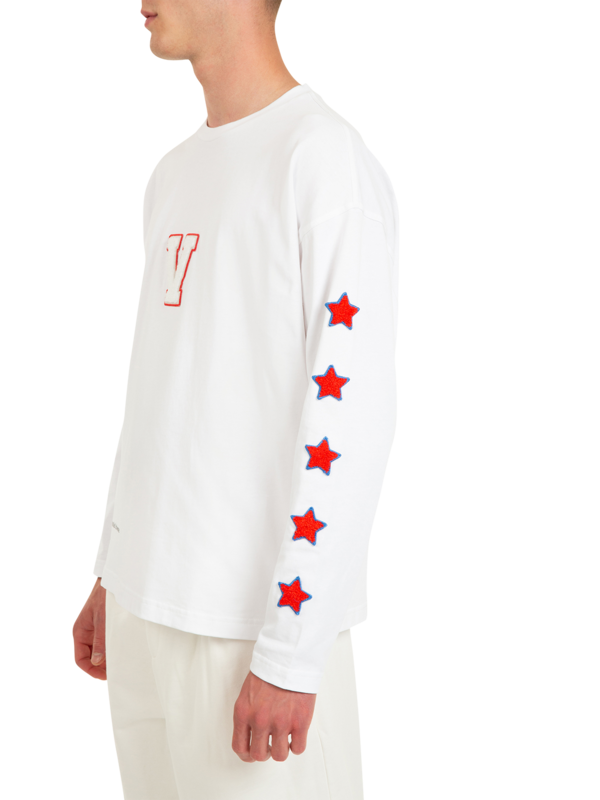 Men's Organic Cotton Varsity Long Sleeves Tee