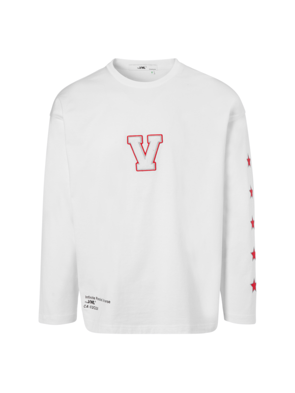 Men's Organic Cotton Varsity Long Sleeves Tee