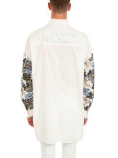 Men's Organic Cotton Popeline Heron Bird Shirt