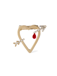 Embellished Heart Hair Pin