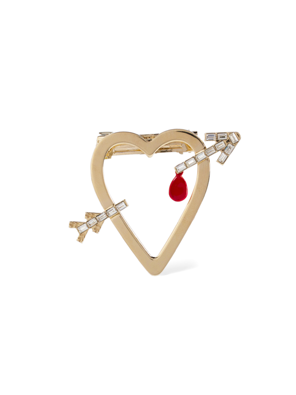 Embellished Heart Hair Pin