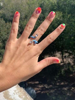 Double Vine Tendril Ring