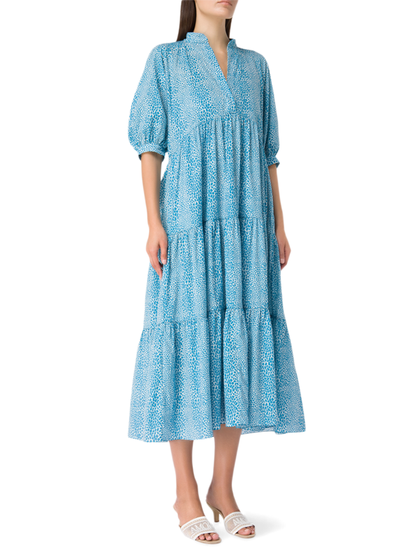 Tortoise Tiered Maxi Dress