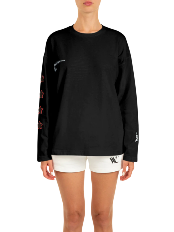 Women's Organic Cotton Star long Sleeves Tee