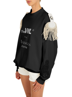 Women's Organic Cotton Lost Angels Embellished Sweatshirt