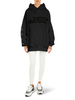 هودي "فارسيتي" من القطن العضوي مزين بشعار للنساء