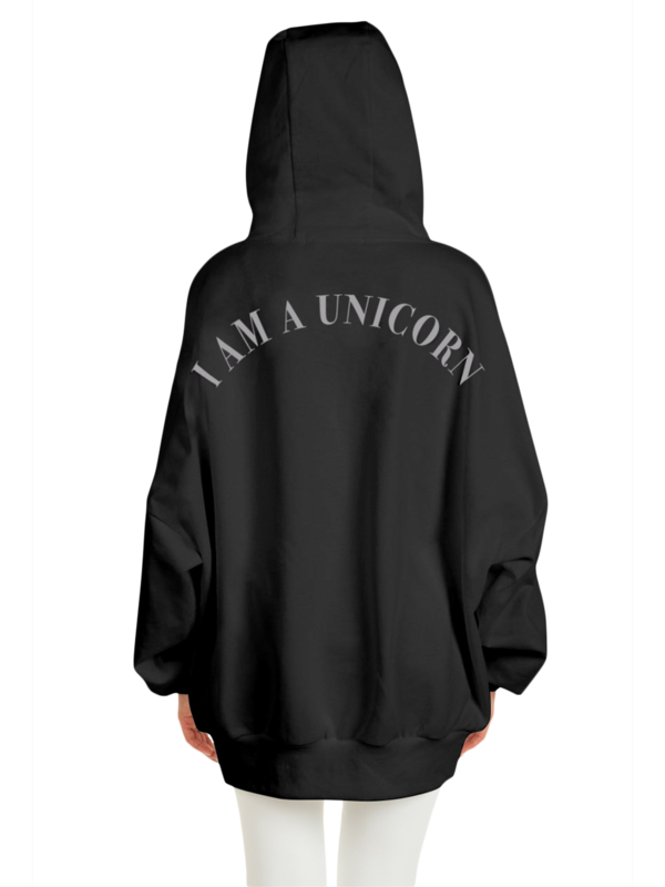 هودي "فارسيتي" من القطن العضوي مزين بشعار للنساء