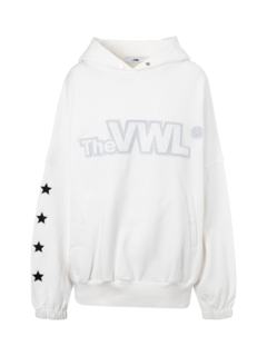 هودي "فارسيتي" من القطن العضوي مزين بشعار للنساء