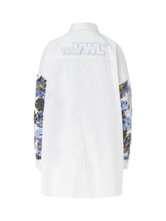 Women's Organic Cotton Popeline Heron Bird Shirt