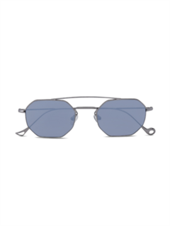 Versailles Gunpowder Octagon Sunglasses With Grey Lenses