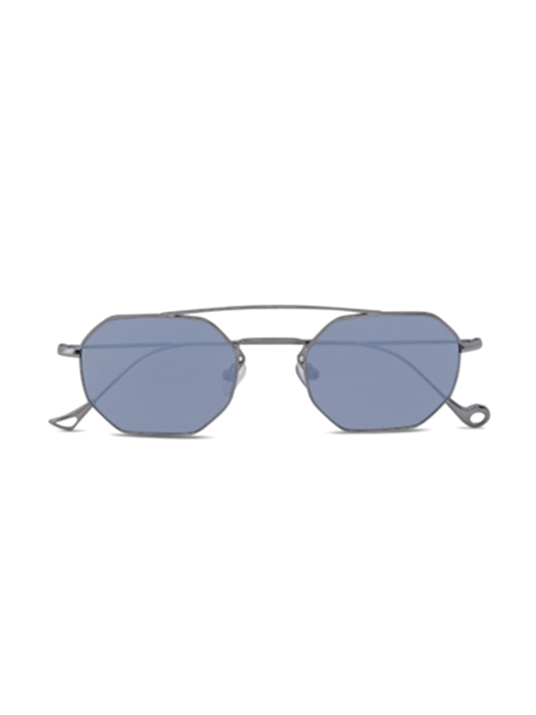 Versailles Gunpowder Octagon Sunglasses With Grey Lenses
