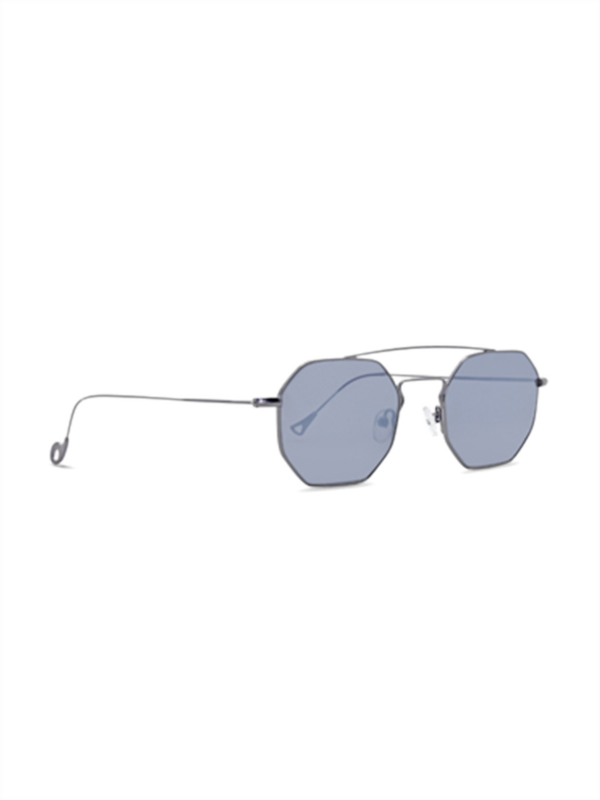 Versailles Gunpowder Octagon Sunglasses With Grey Lenses