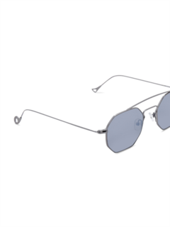 Versailles Gunpowder Octagon Sunglasses With Grey Lenses
