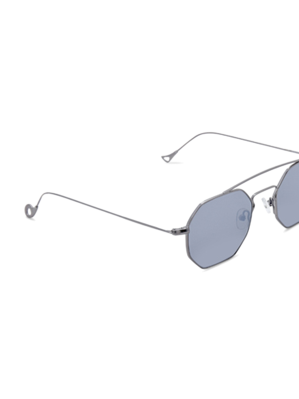 Versailles Gunpowder Octagon Sunglasses With Grey Lenses
