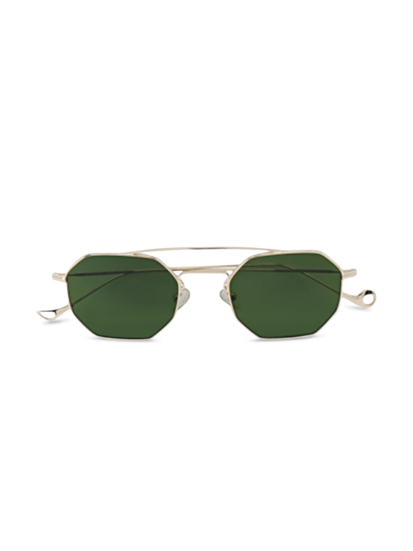 Versailles Gold-Tone Octagon Sunglasses With Grey Lenses