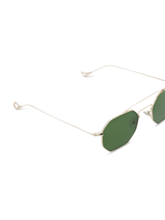 Versailles Gold-Tone Octagon Sunglasses With Grey Lenses