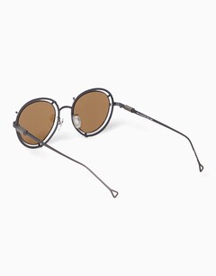 Brown Round Sunglasses
