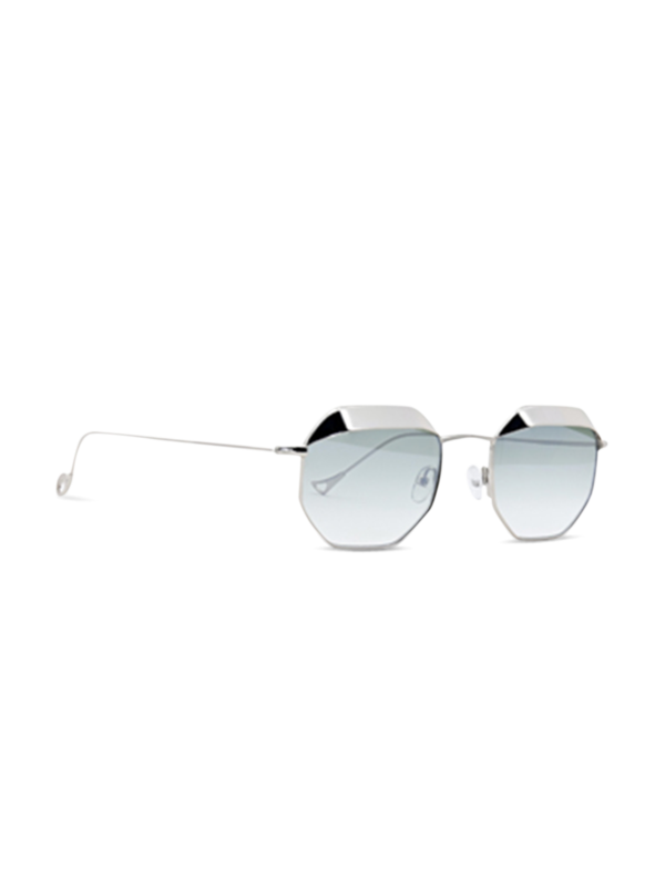 Villette Silver Blue Sunglasses With Gradient Brown Lenses