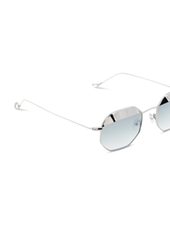 Villette Silver Blue Sunglasses With Gradient Brown Lenses