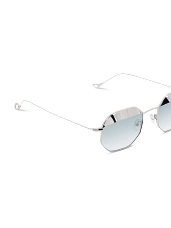 Villette Silver Blue Sunglasses With Gradient Brown Lenses