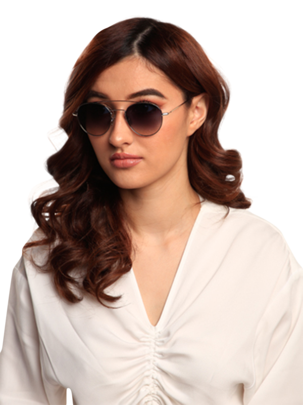 Vosges Sunglasses Gunpowder Frame With Gradient Brown Lenses