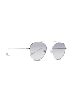 Vosges Sunglasses Gunpowder Frame With Solid Brown Lenses