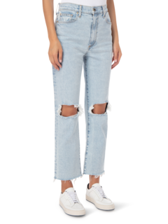 HIGH RISE MIA RELAXED STRAIGHT LEG JEAN IN DIVINE WASH