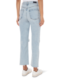 HIGH RISE MIA RELAXED STRAIGHT LEG JEAN IN DIVINE WASH