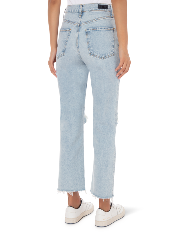 HIGH RISE MIA RELAXED STRAIGHT LEG JEAN IN DIVINE WASH