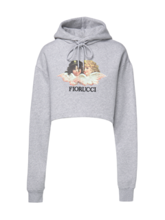 Vintage Angels Cropped Hoodie