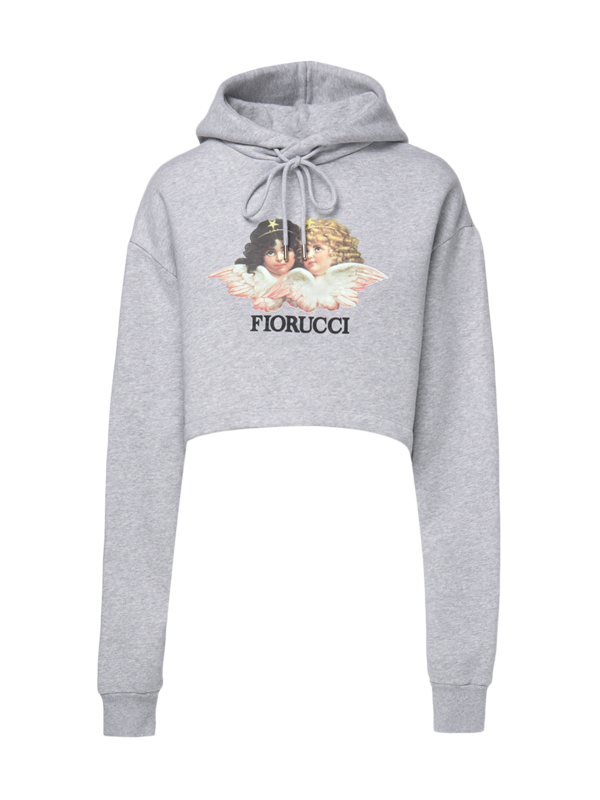 Vintage Angels Cropped Hoodie