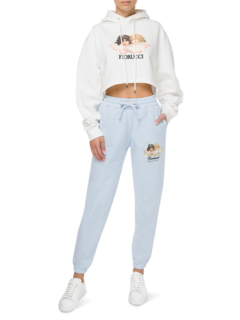Vintage Angels Cropped Hoodie