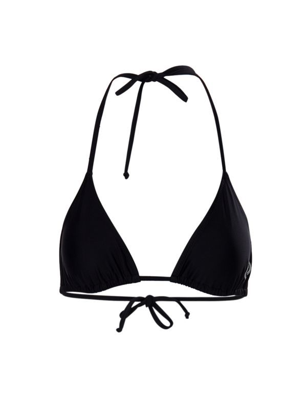 Illustrated Commended Bikini Top Black