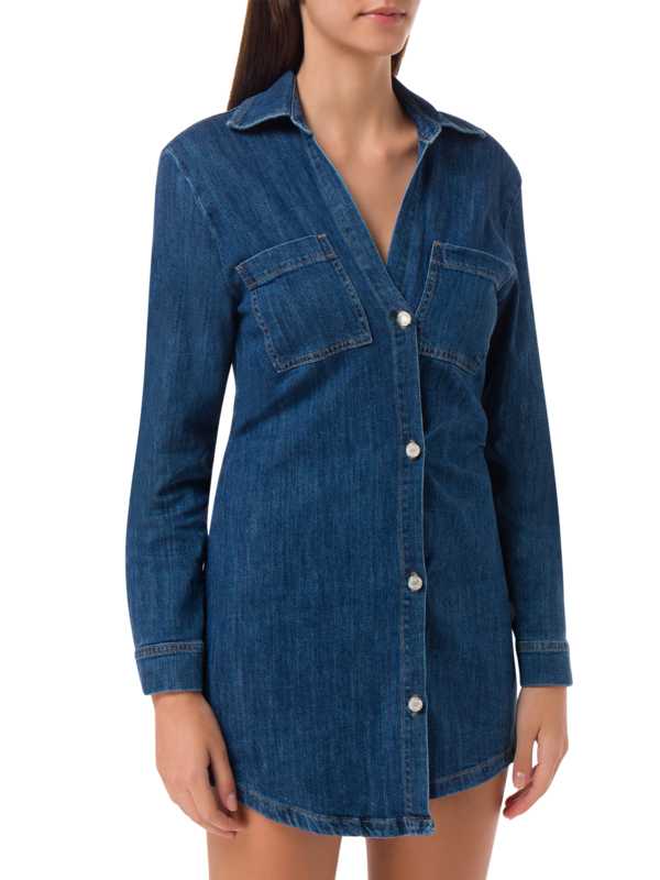 Eliza Mini Dress In Libertine Wash