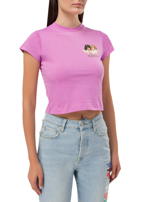 Vintage Angels Cropped T-Shirt