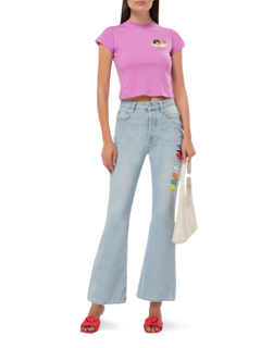 Vintage Angels Cropped T-Shirt