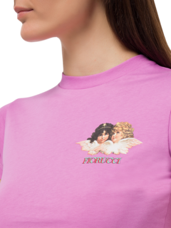 Vintage Angels Cropped T-Shirt