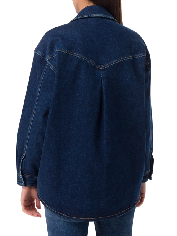 Mimi Overshirt In Dark Night Wash