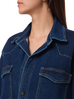 Mimi Overshirt In Dark Night Wash