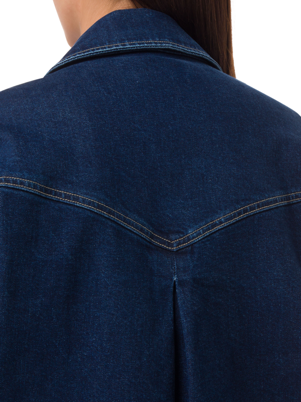 Mimi Overshirt In Dark Night Wash
