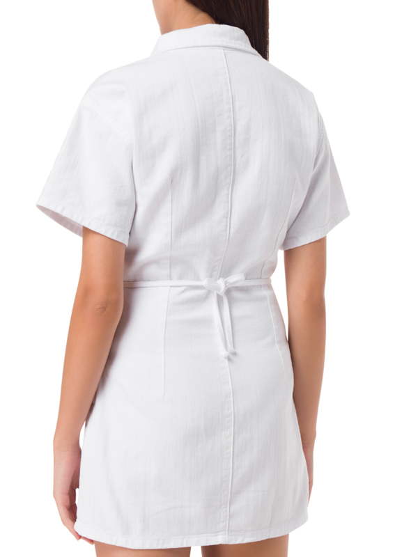 Koko Mini Dress In White Wash