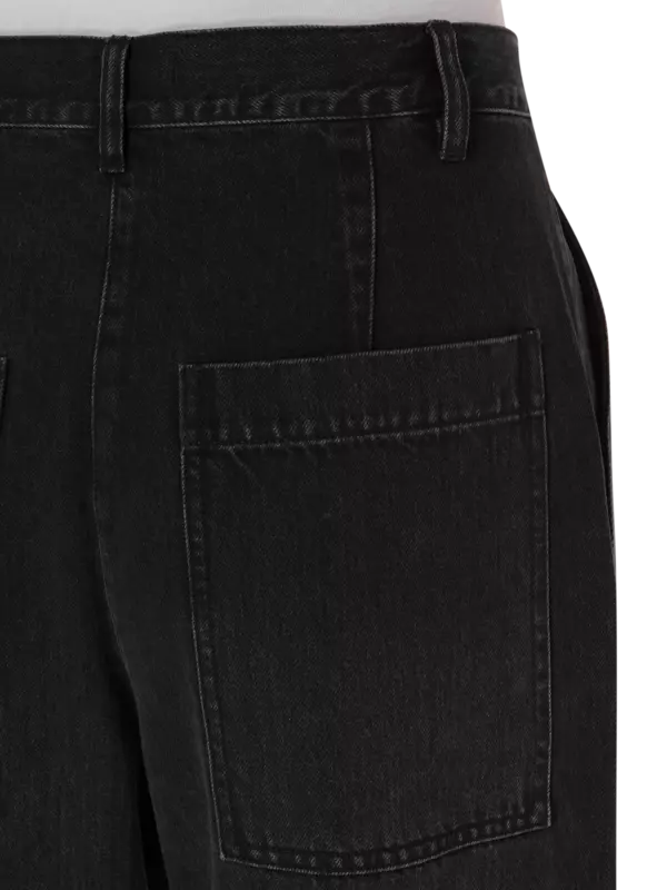 بنطال ستيلا من الجينز الأسود بطول كامل