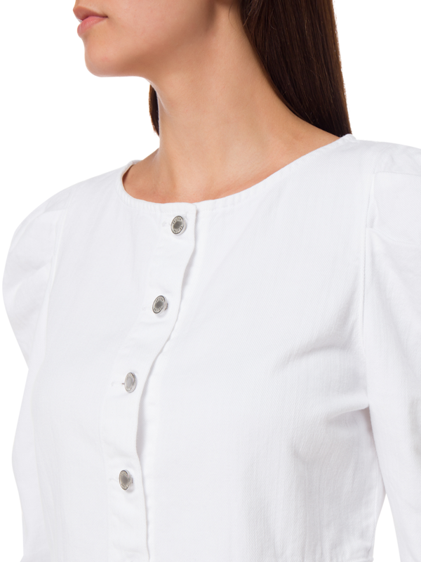 Luella Jacket In White Wash