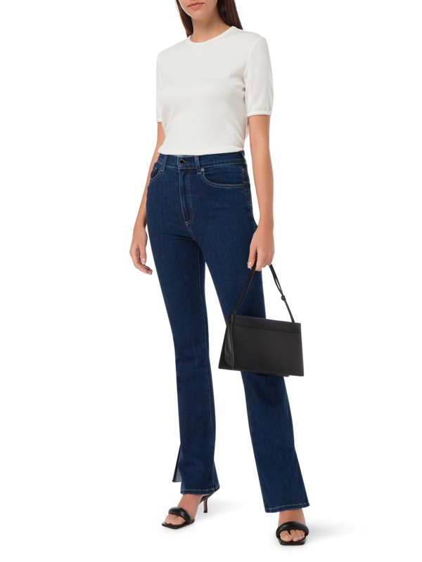 Stella Flare Jeans In Dark Night Wash