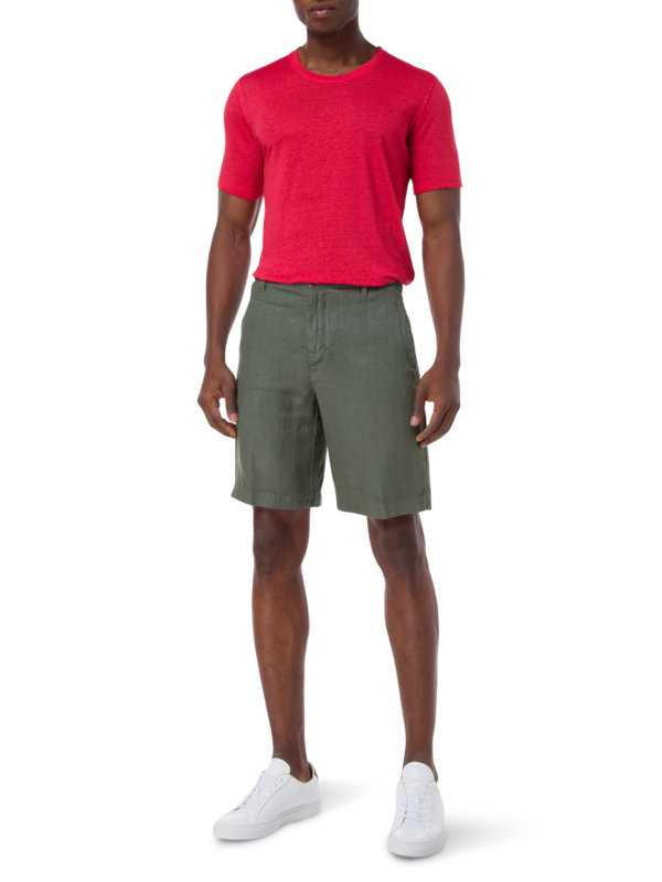 شورت برمودا من الكتان