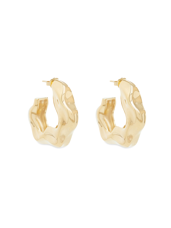 GOLD PLATED HOOP EARRINGS