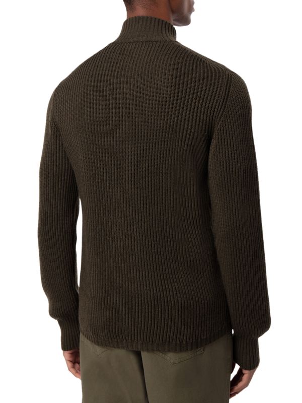 Ribbed Merino Wool Jacket