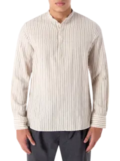 قميص مخطط بأكمام طويلة ألفريد