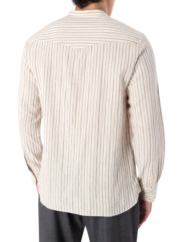 قميص مخطط بأكمام طويلة ألفريد