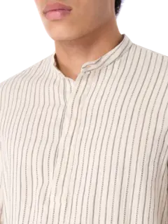 قميص مخطط بأكمام طويلة ألفريد